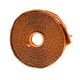thumbnail image 1 of Ruban isolant thermique pour échappement, 5 m, en fibre de verre avec attache en acier allié, pour voiture et moto, orange, 1 of 4