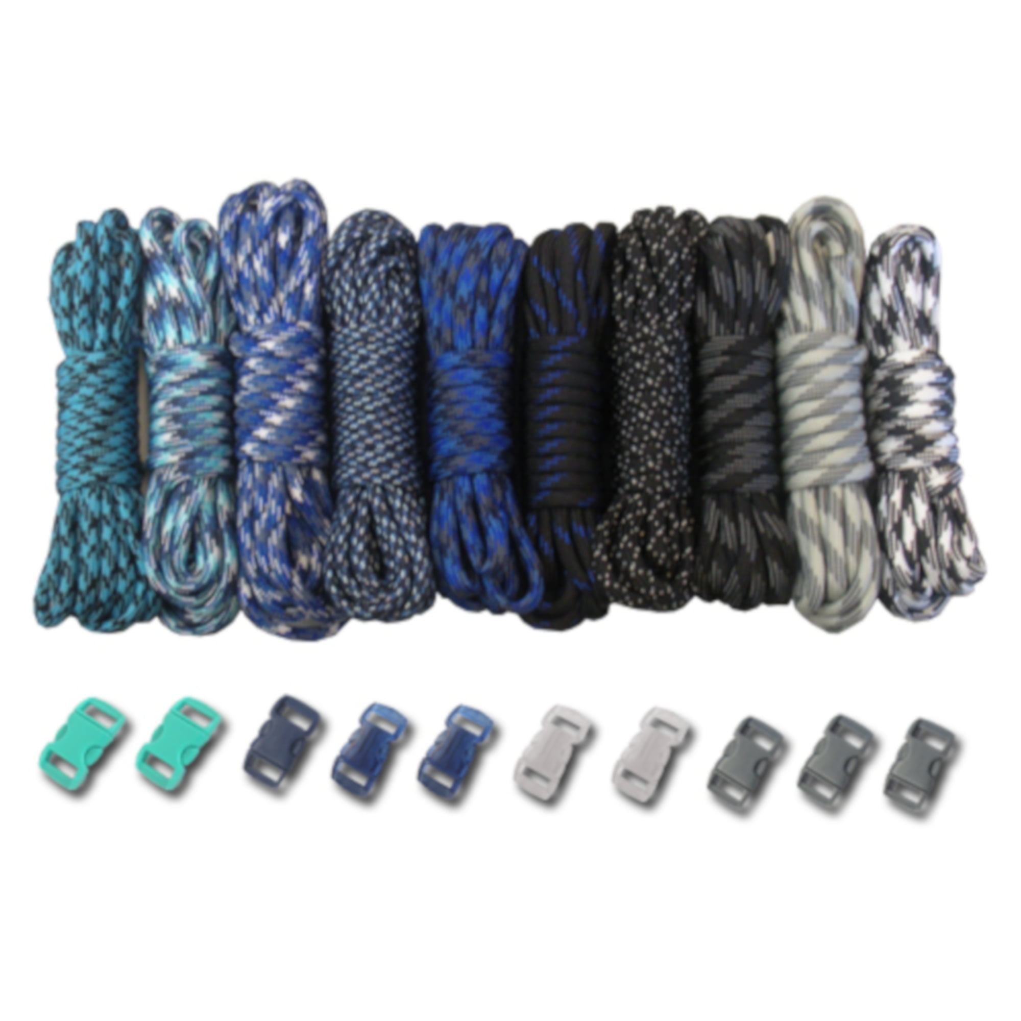 Paracord Planet Parachute Cord & Buckle Combo Kits Crafting Jewelry DIY Projects 