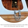 thumbnail image 2 of Miangastore 4Pcs Fishing Rod Tie Holder Strap Polyester Black for Secure Rod Management, 2 of 8