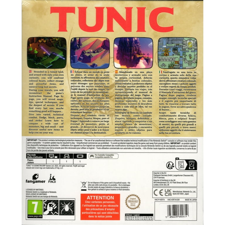 Tunic Deluxe Edition for Nintendo Switch™ - Walmart.com