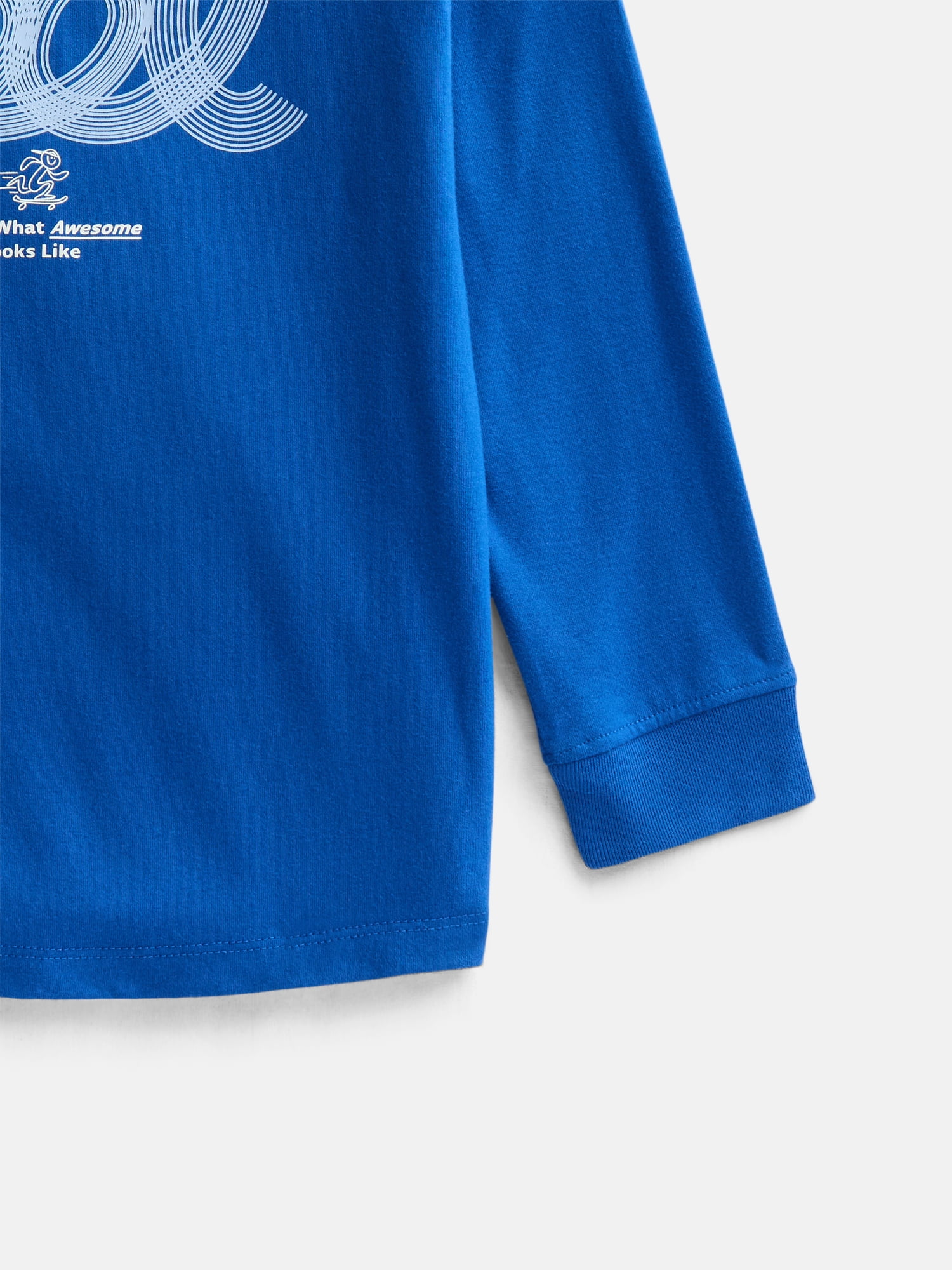 Wonder Nation Little Boys Graphic Tee with Long Sleeves, Sizes 4-16