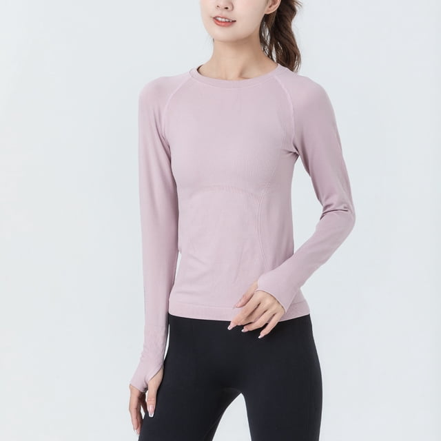 Traje de fitness de temperamento para otoño e invierno, manga de entrenamiento, manga larga, para correr, traje de yoga para mujer