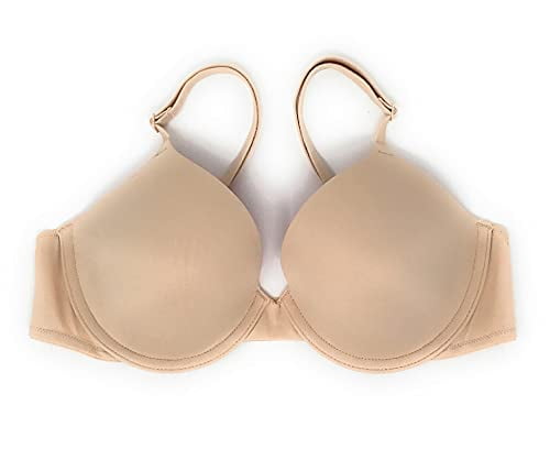 Victoria's Secret Pink Wear Everywhere T-Shirt Lightly Lined Bra 36C Nude  Solid 