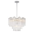 thumbnail image 4 of Crystorama Addis 6 Light Polished Chrome Chandelier - 19.75"W x 14"H x 19.75"D, 4 of 10