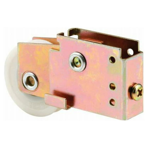 Prime-Line N 6576 Mirror Door Roller, Unique Housing, 1-1/2 In. Nylon Grooved Roller - Quantity 6