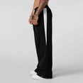 thumbnail image 4 of Cavosen Athletic Pants for Men with Pockets Stretch Full Length Elastic Waist Pants Button Fly with Pocket Drawstring Causual Pants, 4 of 5