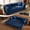 Dark Blue, variant on 79" Corduroy Boneless Couch Bed 4-in-1 Convertible Fold Out Sleeper Sofa with Storage Pockets No Assembly Floor Couch for Bedroom
