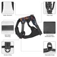 thumbnail image 6 of Fuzoiu Dreamy Jester Under Stars Print Reflective Dog Harness,Adjustable, Breathable Pet Vest,Dog Harness No Pull,No Choke Pet Vest for Small, Medium, and Large Dogs-Large, 6 of 6