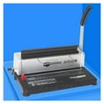 thumbnail image 2 of Coil Spiral Binding Machine Manual Book Maker 34-Holes Binding 120 Sheets Punch Binder Adjustable Coil Binding Spines ,Easy to Use, 2 of 6