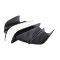 thumbnail image 1 of Sidaley 1 par de piezas de alerón de modificación Universal con estilo de ala lateral de motocicleta Accesorios para motos Matowe ziarno węgla Sidaley VI015236-02B, 1 of 6