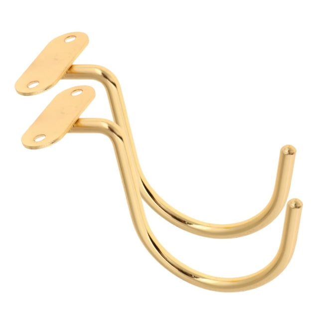 Paquete de dos ganchos de latón para tablero de de billar Snooker con 4 tornillos de montaje para accesorios de de billar Cola Gancho para mesa de billar de latón