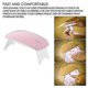 thumbnail image 3 of Uv Led Nail Lamp Curing Lamp Light Portable For Gel Polishes Manicure/pedicure 2 Timing Setting 45s/60s 6w Mini2, 3 of 4
