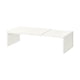 thumbnail image 3 of Estante de almacenamiento expandible para gabinete, soporte para condimentos con tapete antideslizante, resistente Blanco, 3 of 9
