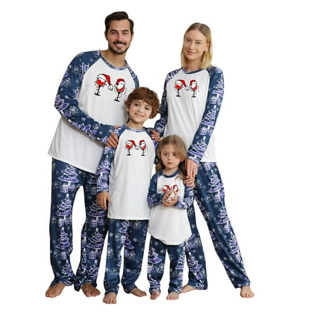 

Christmas Pajamas for Family Clearance Matching Family Pajamas Sets Christmas Pj s Letter Print Top and Plaid Pants Jammies Sleepwear Christmas Pajamas Clearance Cheap