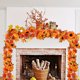 thumbnail image 1 of Oioii Fall Leaf Garland, Artificial Maple Leaf Autumn Garland Fall Leaves Hanging Vines Fall Maple Leaves Thanksgiving Decor for Home Wedding Fireplace Party, 1 of 6