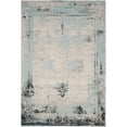 thumbnail image 5 of SAFAVIEH Classic Vintage Peter Overdyed Border Cotton Area Rug, Blue, 2'4" x 4'8", 5 of 5