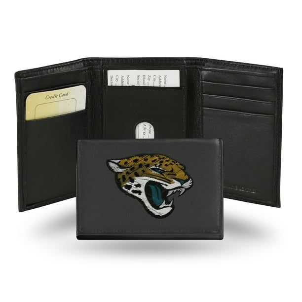 NFL Men's Jacksonville Jaguars Embroidered Trifold Wallet Walmart