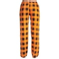 thumbnail image 5 of Wiicoznt Pajama Pants for Women Checkered Print Elastic Waist Pajama Bottoms Casual Comfy Loose Sleepwear Plus Size Full Length Pants with Pockets, 5 of 5