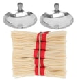 thumbnail image 4 of MasteelfCA 1 Set Oil Lamp Wick Practical Butter Lamp Wick Wooden Wicks Oil Light Wicks, 4 of 8