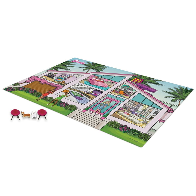 Imaginmat: Jumbo - Barbie Dream House - Floor Playmat & 2 Dog