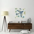 thumbnail image 2 of Global Gallery Daphne Brissonnet 'Nordic Woodcut Bird IVF' Canvas Wall Art, 2 of 4