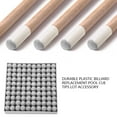 thumbnail image 1 of Pointe de Queue de Billard, 100 Pcs Remplacement en Plastique pour Queue de Billard Lot Accessoire, 1 of 7