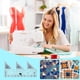 thumbnail image 1 of Regla de acolchado acrílico de 10 pulgadas | Regla de tiras de patchwork para coser, cortar | Plantilla duradera de PET para triángulos, trapecios, cuadrados | Cortador rotativo amigable |, 1 of 7