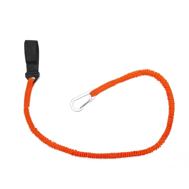 relayinert Canoe Paddle Leash Board Rope Elastic Safety Lanyard Cord Water Sports Rafting Kayaking Tool Accessories Gifts 1 Piece 1Set