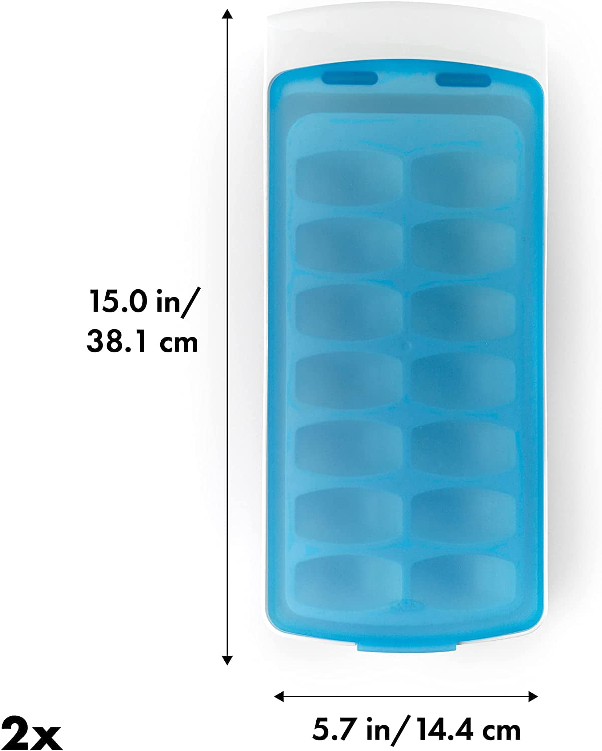 Good Grips 2-Pack No-Spill Ice Cube Tray