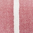 thumbnail image 4 of HomeRoots 518669 14 x 14 in. Red & White Cotton Pillow with Tassels Edges, 4 of 5