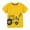 Yellow, variant on piuwrlz Baby T-Shirt T-Shirt Printed Round Neck Patterns Casual Shirt Navy Size 6-7 Years