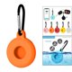 thumbnail image 3 of Funda protectora de silicona suave antirrayas Carcasa de llavero para , ligera a prueba de sudor y resistente a arañazos naranja, 3 of 8
