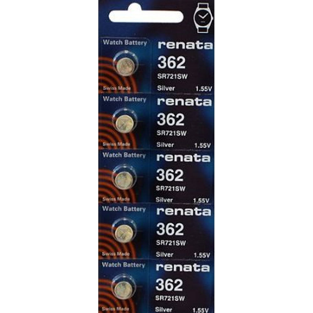 362 Watch battery Strip of 5 Batteries