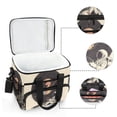 thumbnail image 6 of FORMRS Insulated Cooler Bag 24 Cans Capacity Soft Leakproof Lunch Box with Side Pockets, Space Record, 6 of 7