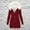Red, variant on Baqcunre Women's Clothing, Womens Warm Winter Coats Thicken Lined Jacket Puffer Parka Hooded Jacket Mid Length Padded Down Snow Coats Valentines Day Gifts, 1Pc Cotton Jacket Red 3XL