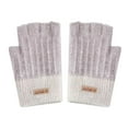 thumbnail image 3 of Thermal Fingerless Gloves for Women Warm Knit Half Finger Design for Running and Outdoor Activities, 3 of 9