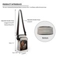 thumbnail image 5 of HELLHERO Horse Pattern Polyester Messenger Bag with Shoulder Strap Travel, Outdoor and Daily Use Leakproof, 5 of 6