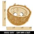 thumbnail image 2 of Cut Open Coconut Wood Buttons for Crochet Knitting Sewing DIY Craft - 0.75 Inch Small (12pcs), 2 of 7