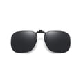 thumbnail image 4 of Clip On Sunglasse Flip Up Glasses Polarized Photochromic Sunglasses Large Square Lens Anti Glare UV400 Goggles Night Vision Yellow Driving Eyepiece, 4 of 9