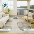 thumbnail image 4 of Addison Rugs Chantille Indoor/Outdoor Transitional Geometric Ivory Machine Washable Rectangle Rug, 3' x 5', 4 of 8