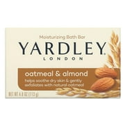 Yardley London Moisturizing Bath Bar Oatmeal & Almond 4.0 Oz. Pack of 8