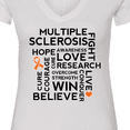 thumbnail image 4 of Inktastic Multiple Sclerosis Ms Awareness Walk Women's V-Neck T-Shirt, 4 of 5