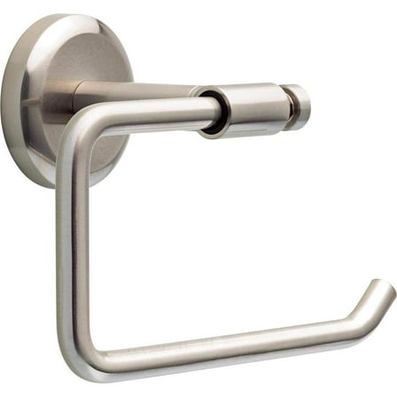Delta WSD50-BN Westdale Wall Mount Open Square Toilet Paper Holder Bath Hardware Accessory in Brushed Nickel C33