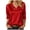 A-Red, variant on mgoYE Neck Tops for Women Trendy Draped Long Sleeve Velvet Top Elegant Fall Winter Tunic Shirt Casual Dressy Blouses(Purple,L)