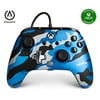 Enhanced Wired Controller for Xbox - Metallic Blue Camo, Gamepad, Wired Video Game Controller, Gaming Controller, Xbox Series X|S