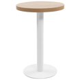 thumbnail image 1 of vidaXL Bistro Table Light Brown 50 cm MDF, 1 of 4