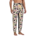 thumbnail image 4 of Kdxio Watercolor Bottles And Glasses Pattern Joggers,Sweatpants for Men with Pockets-3X-Large, 4 of 5