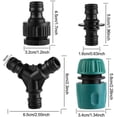 thumbnail image 2 of Plastic Garden Hose Tap Connector Kit, Pack of 10, Orange, 2 of 5