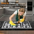 thumbnail image 5 of AMZGACHFKTCH 36 Inch Gas Cooktop with 5 Burners, Stainless Steel, LPG/Natural Gas Convertible, Thermocouple Protection, 5 of 12