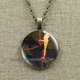 thumbnail image 1 of Collar de pinturas al óleo de Arte de Van Gogh para mujer, joyería de cabujón de vidrio, colgante de girasol de cielo nocturno estrellado, regalos de amante para niña, 1 of 4